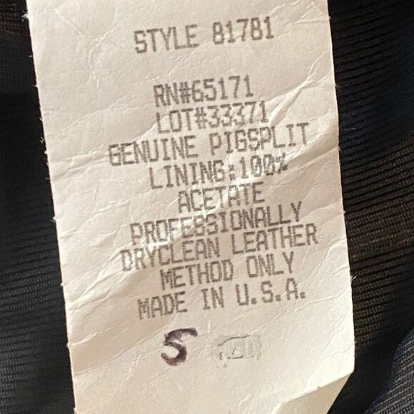 Phoenix Frontier sz S Black Suede Leather Jacket - Picture 13 of 13